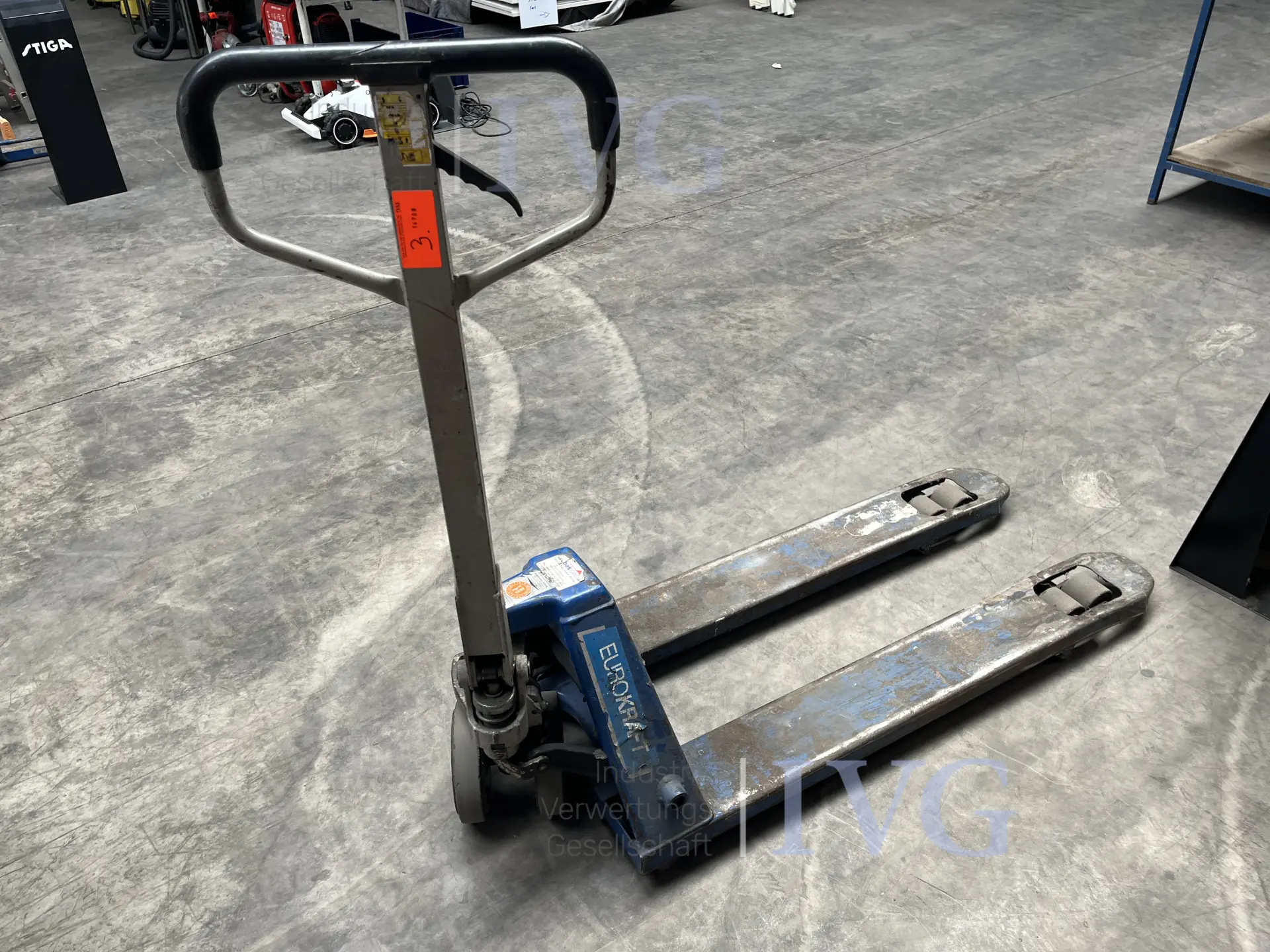 Gabelhubwagen EUROKRAFT PHQ25VP1150